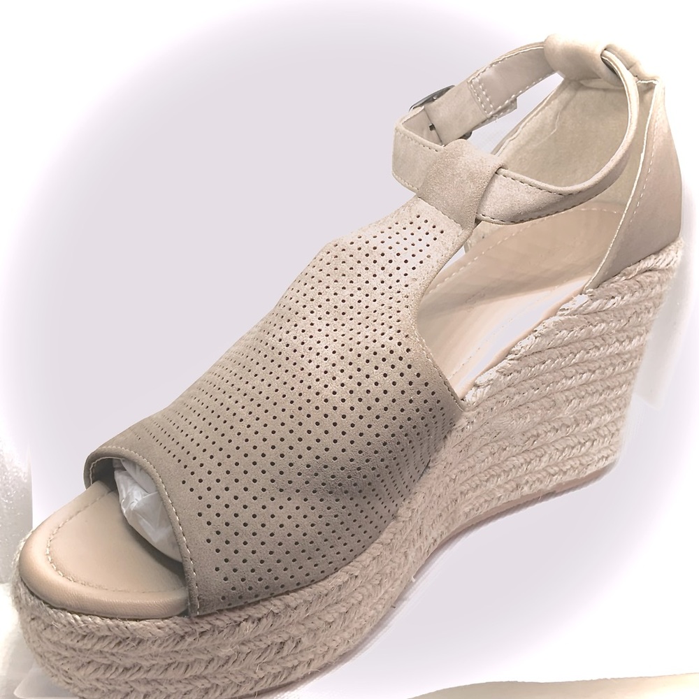 New Espadrille Wedge Heel Sandals